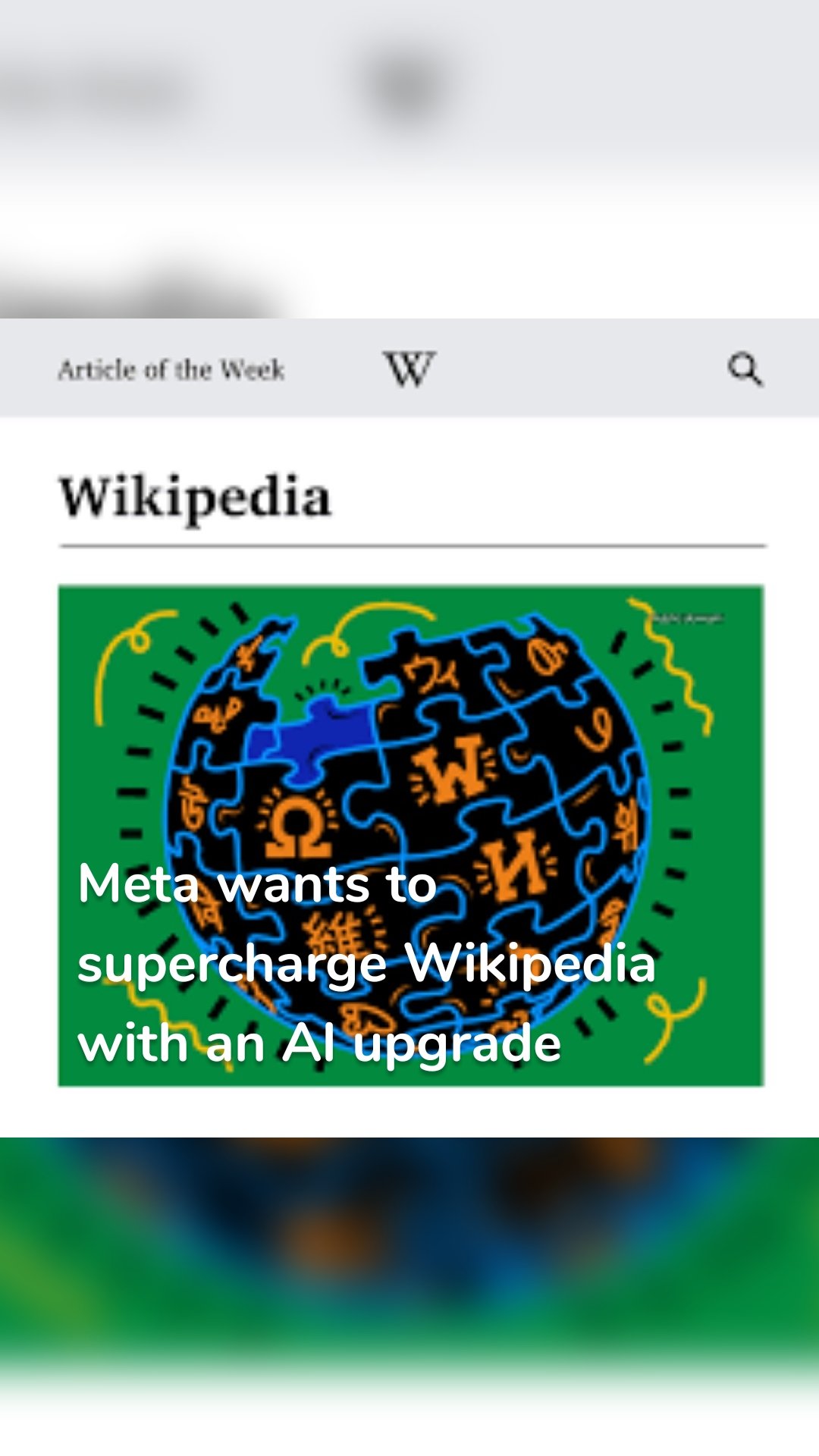 Meta wants to supercharge Wikipedia with an AI upgrade

